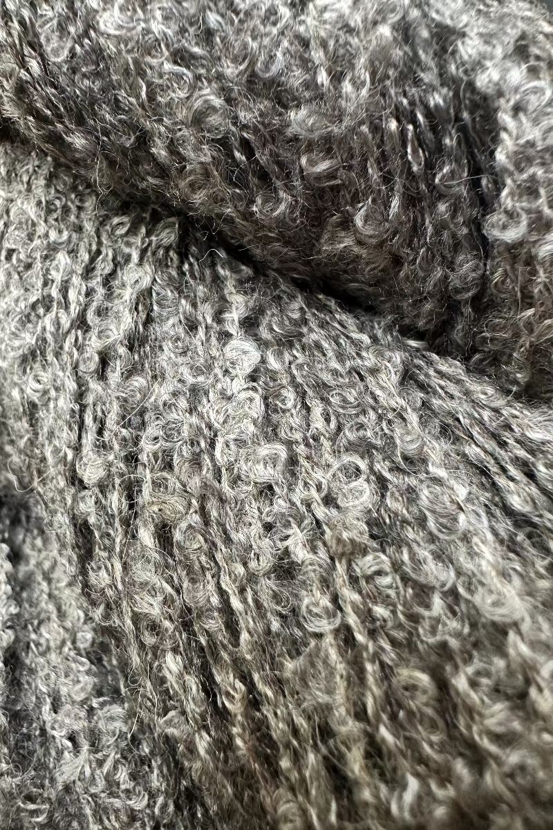 Alpaca silk loop yarn