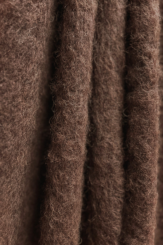 Ruukin Kehräämön harjattu alpakkahuivi