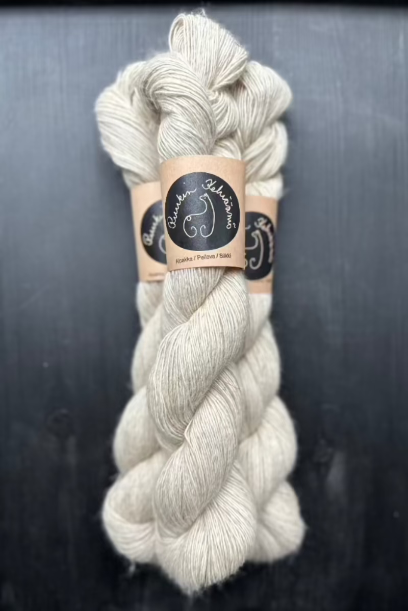 Alpaca linen silk yarn