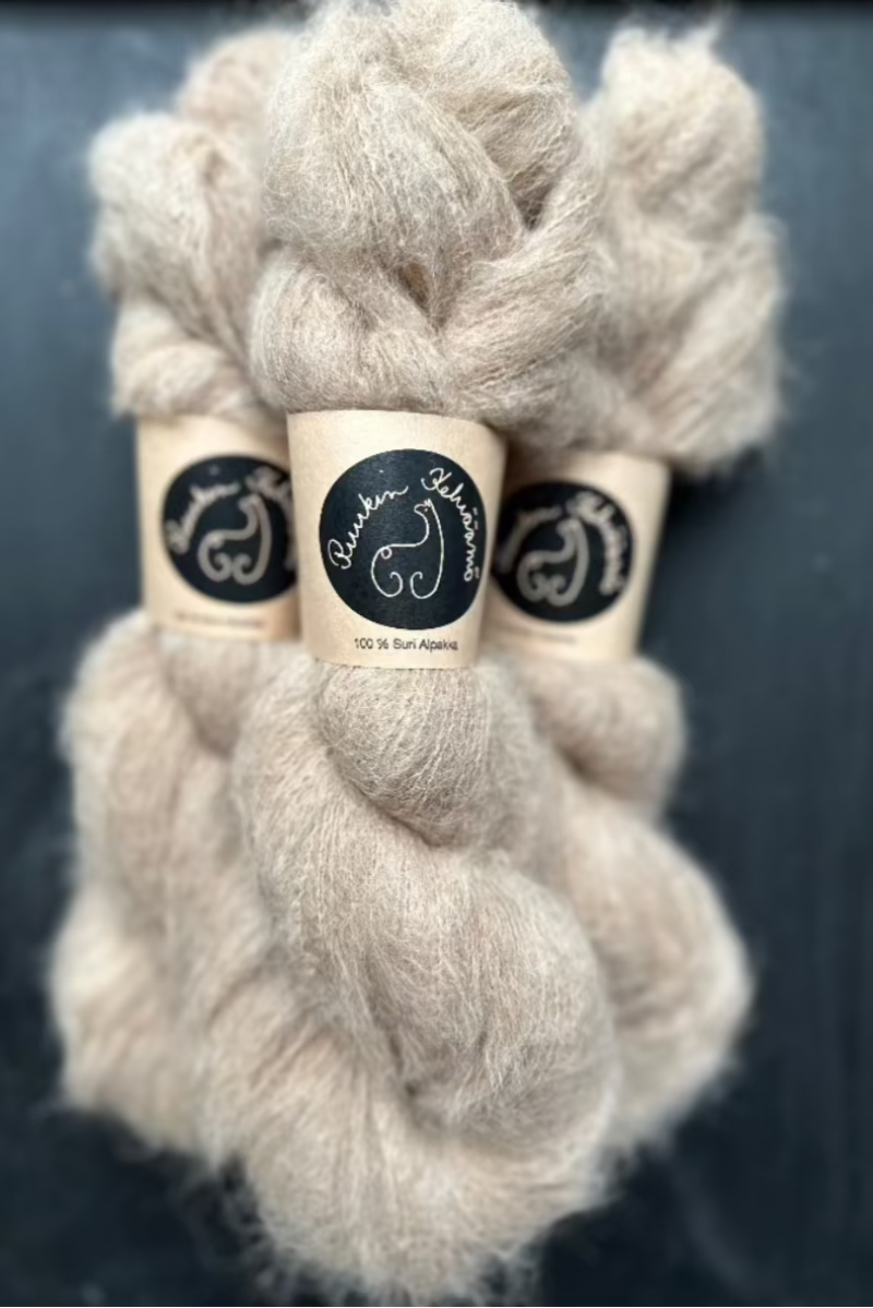 100% Suri Alpaca yarn
