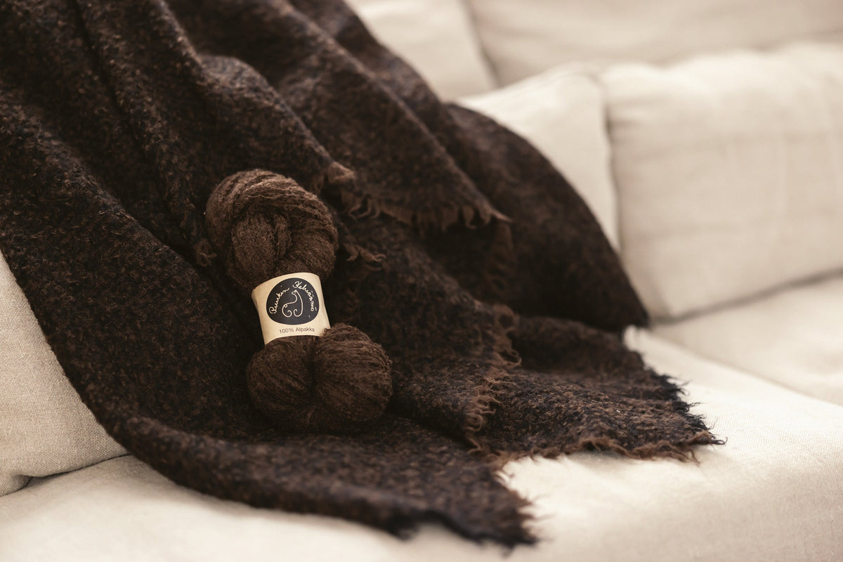 Ylellinen torkkupeitto 100% Baby alpakasta