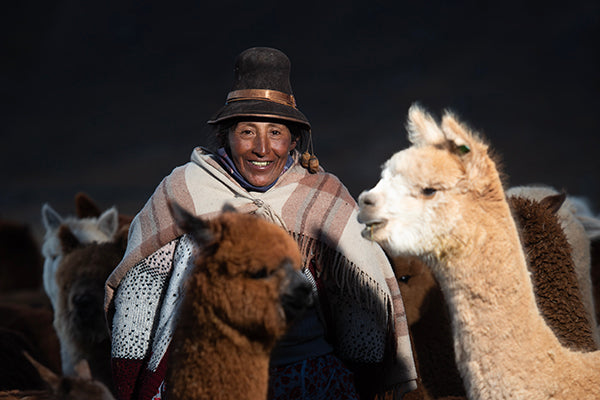 Naisten rooli alpakkakuidun arvoketjussa