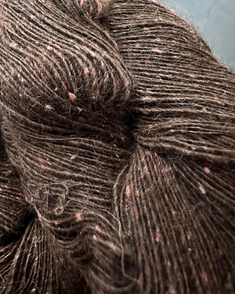 Alpaca/wild silk yarn, 1 strand