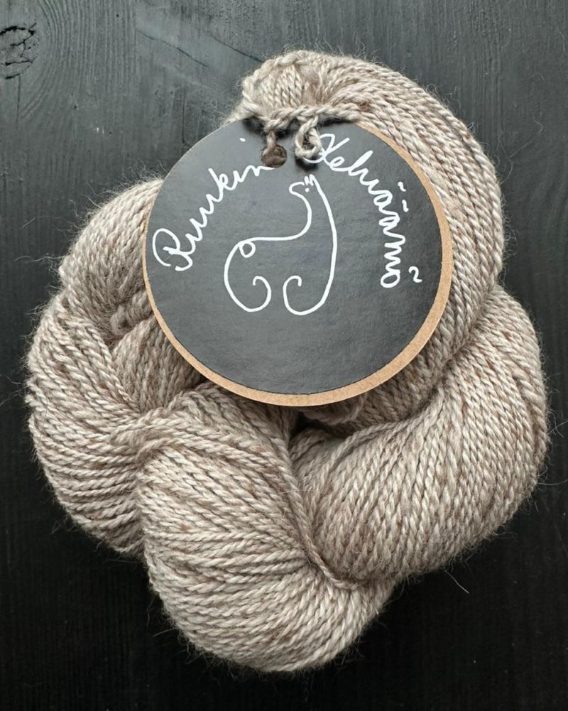 Alpaca/angora/wild silk yarn