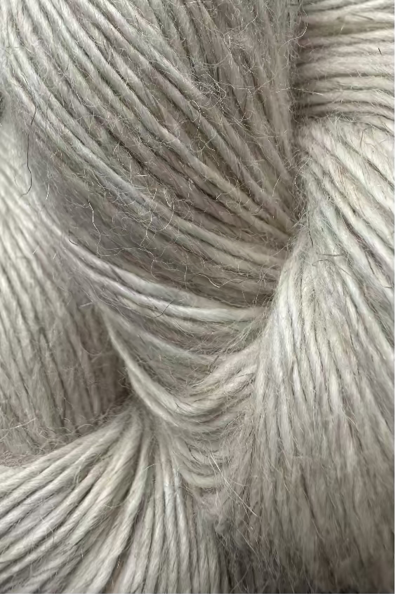 Alpaca linen silk yarn
